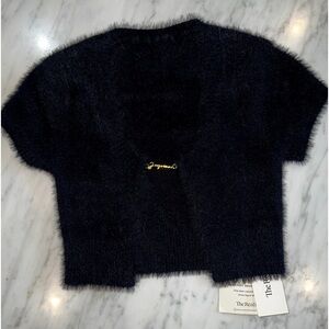 Jacquemus black crop top